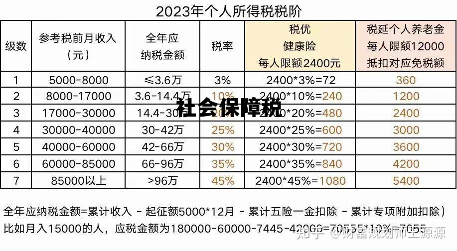 日本社会保障税，社会保障税