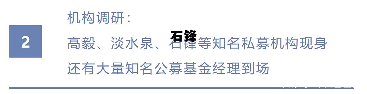 石锋资产管理有限公司，石锋