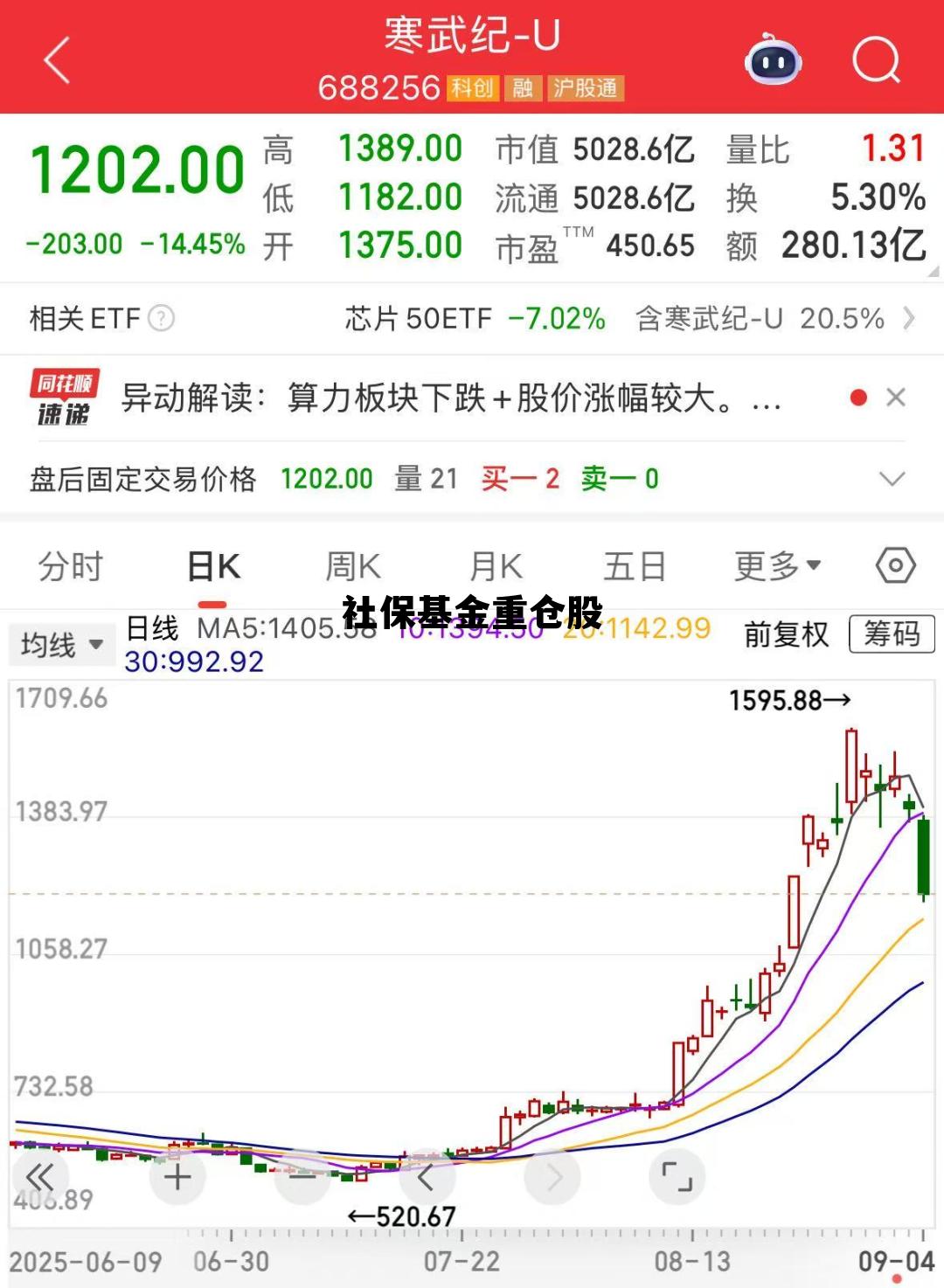 社保重仓股一览表最新，社保基金重仓股