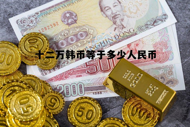 12万韩元折合人民币是多少钱?，十二万韩币等于多少人民币
